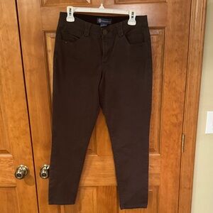 Democracy Dark Brown Skinny Pants